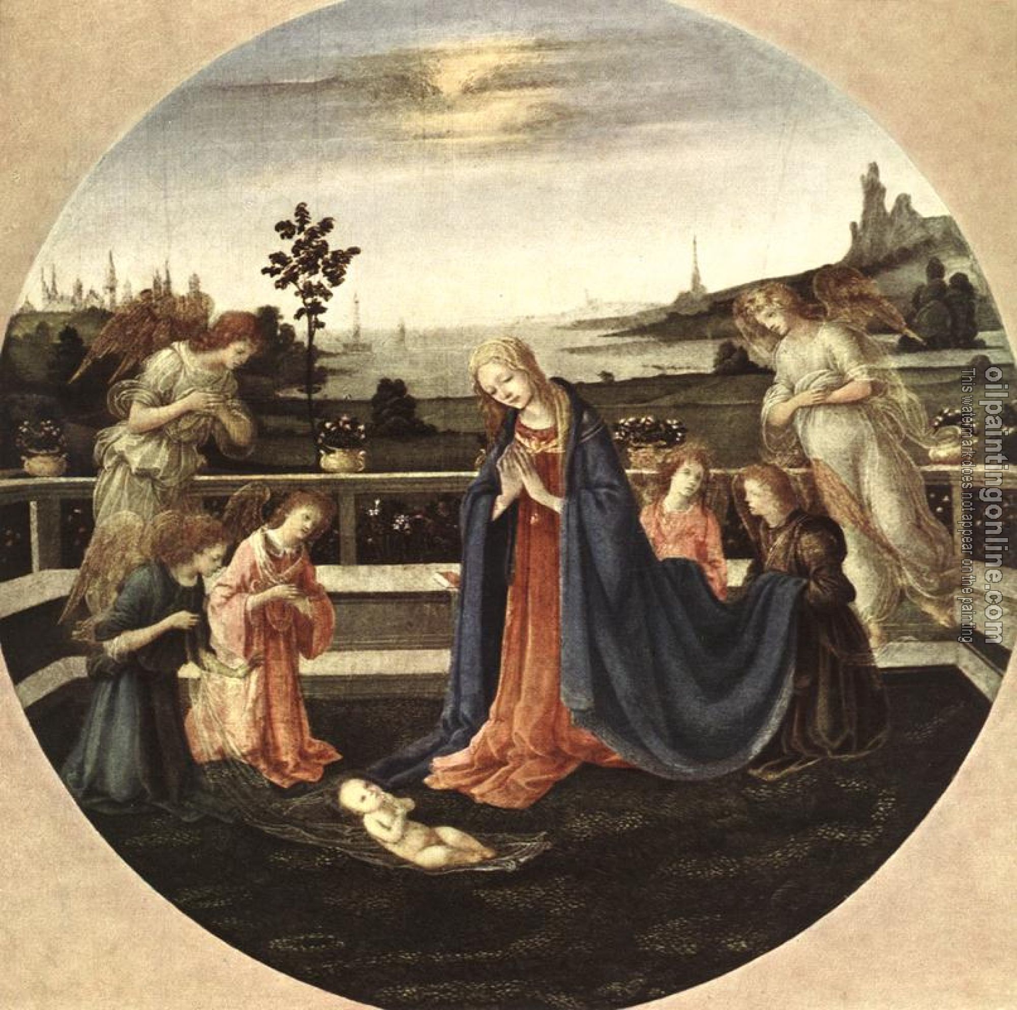 Lippi, Filippino - Adoration of the Child